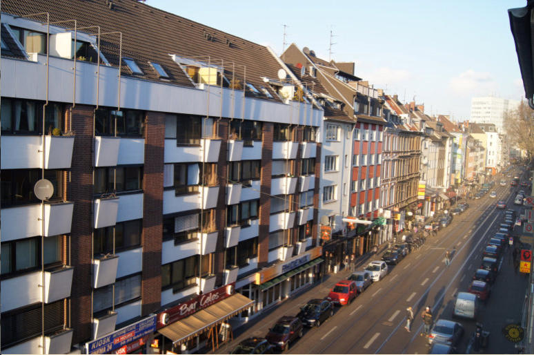 Blick entlang der Zülpicher Straße