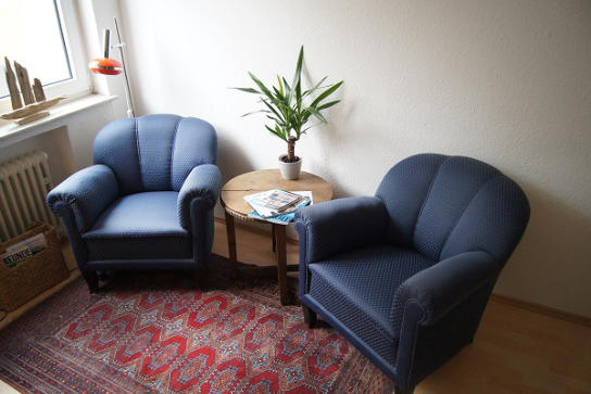 Sitzecke in einem Wohnraum